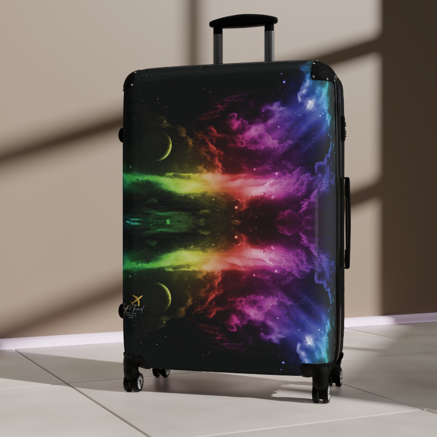 Cosmic Galaxy Suitcase - Stylish Luggage for Travel Enthusiasts