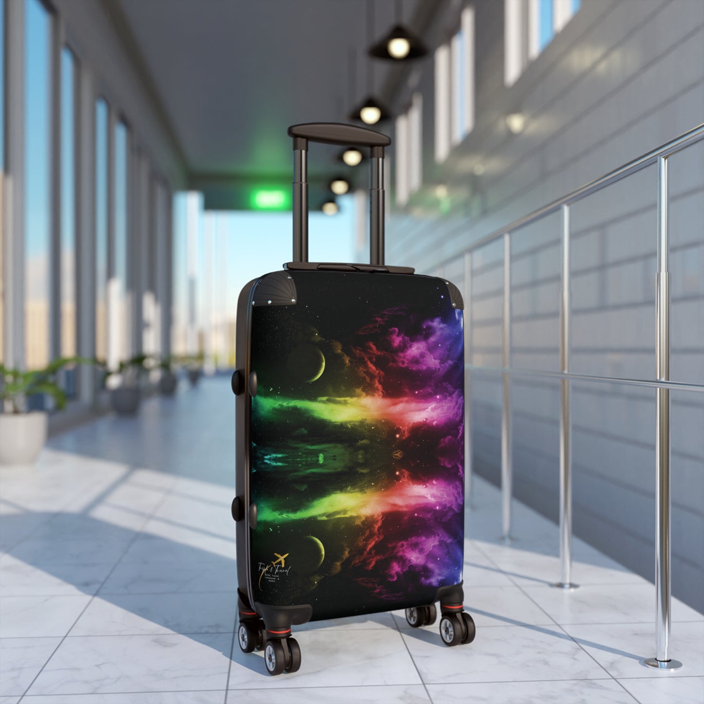 Cosmic Galaxy Suitcase - Stylish Luggage for Travel Enthusiasts
