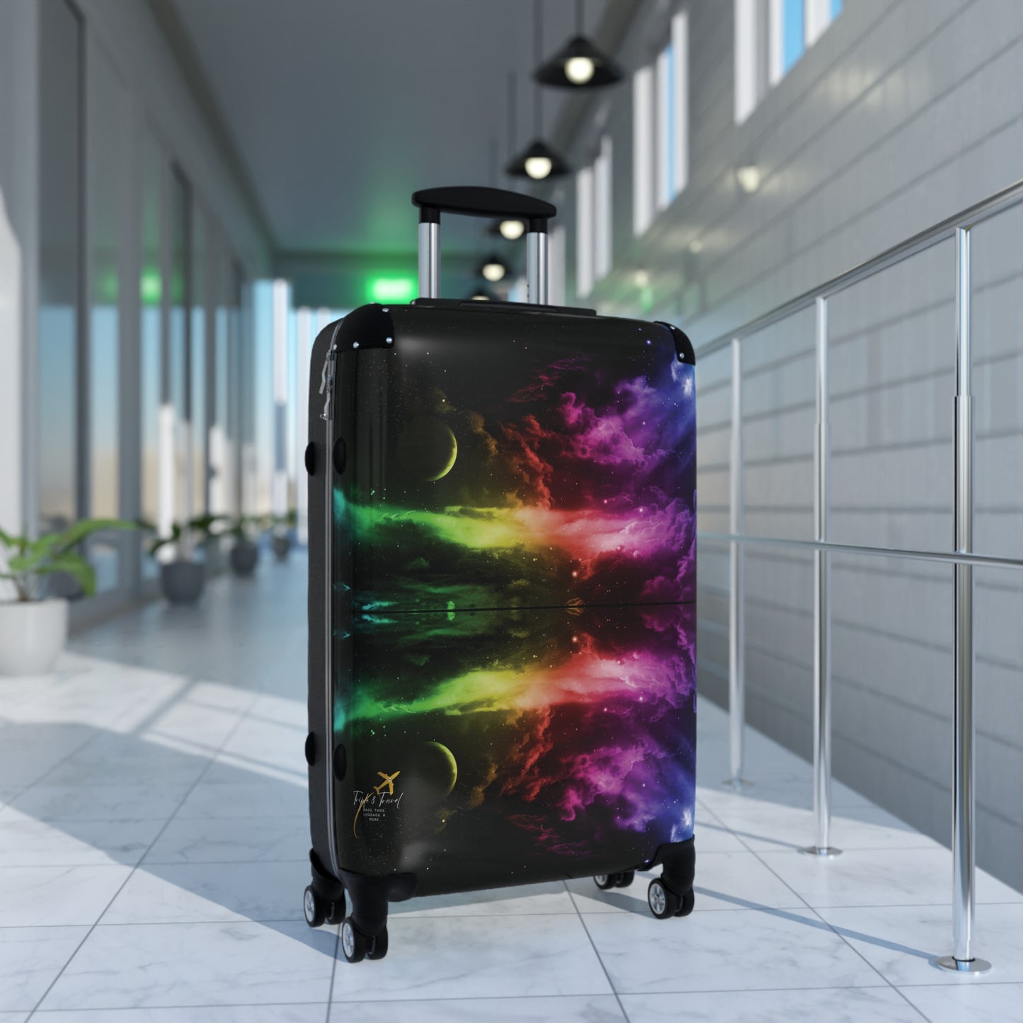 Cosmic Galaxy Suitcase - Stylish Luggage for Travel Enthusiasts