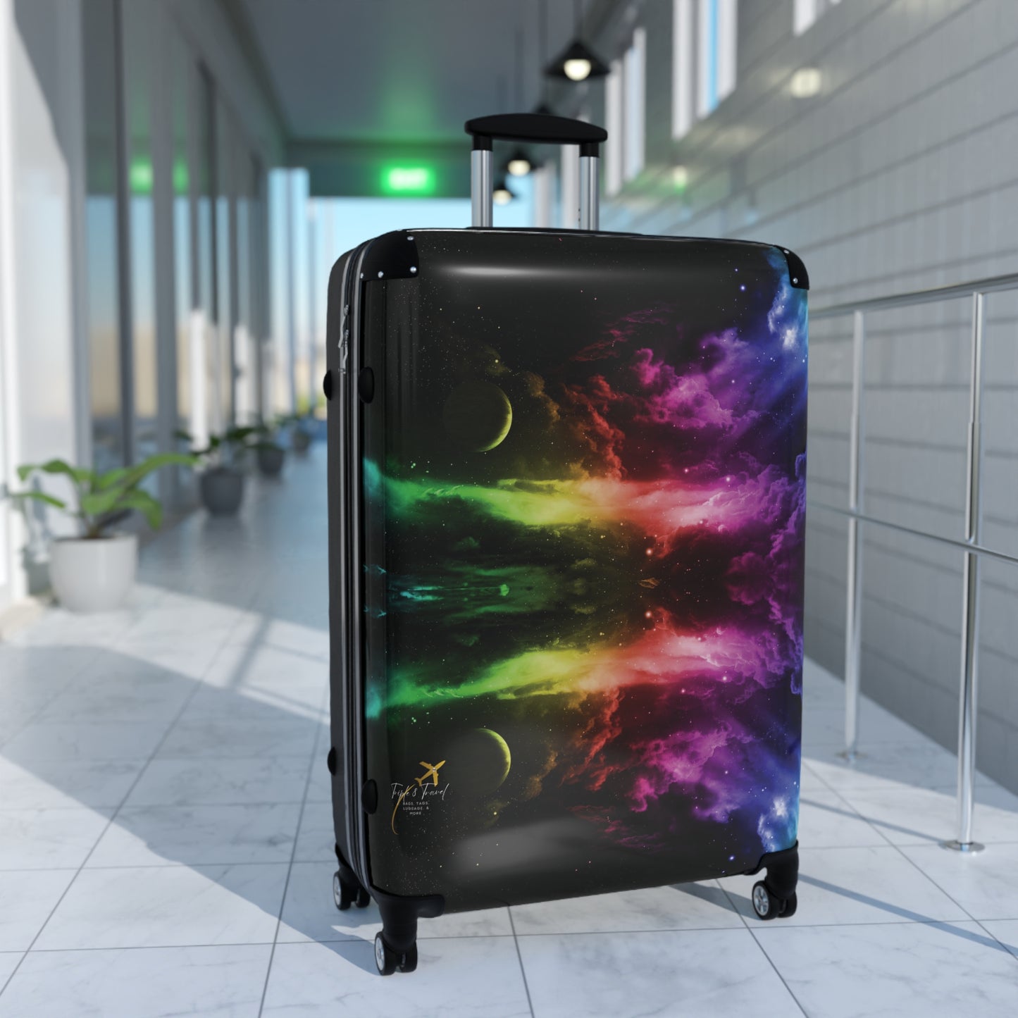 Cosmic Galaxy Suitcase - Stylish Luggage for Travel Enthusiasts