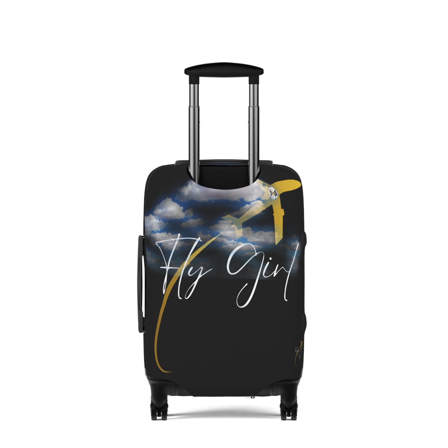 Fly Girl Luggage Cover - Stylish Travel Accessory