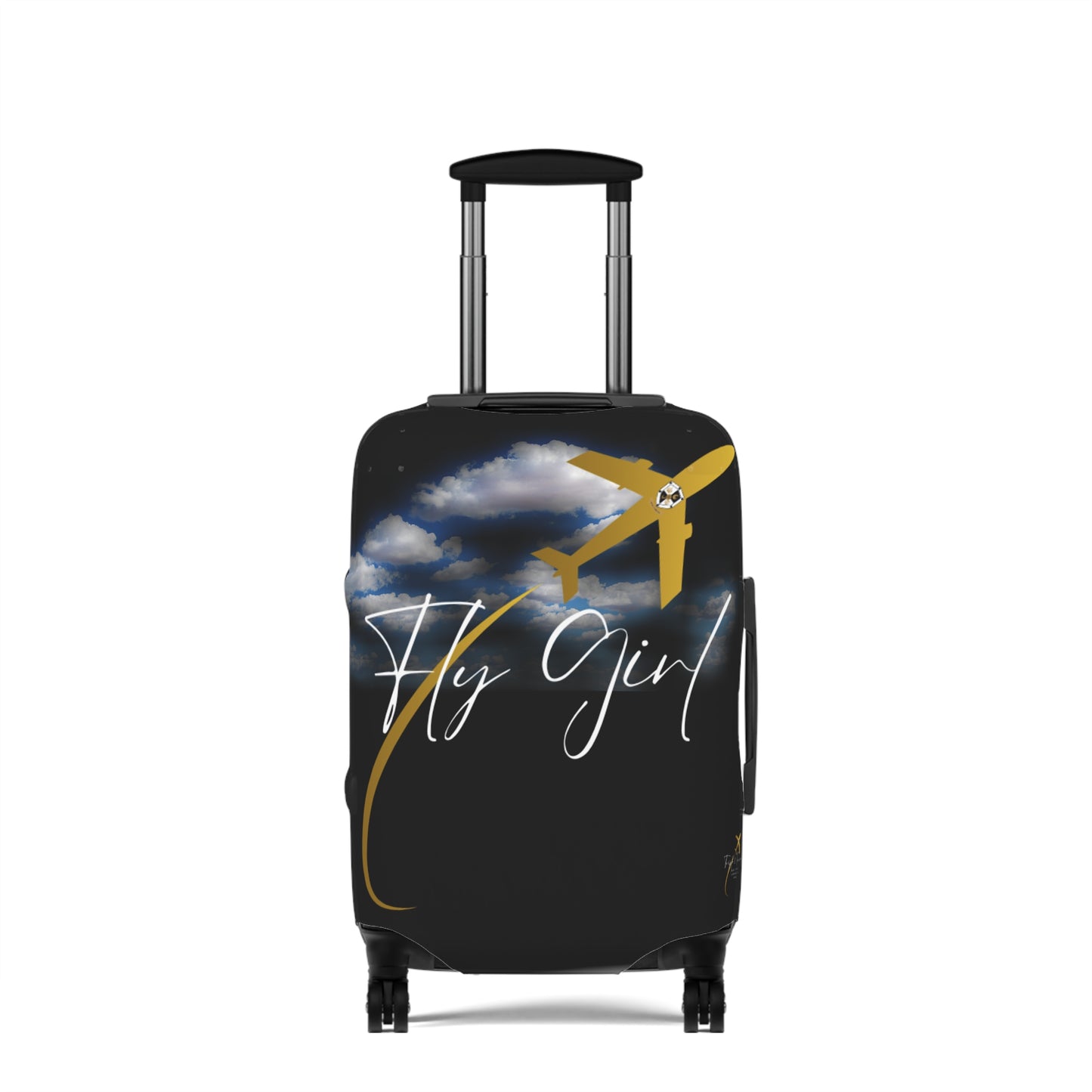 Fly Girl Luggage Cover - Stylish Travel Accessory