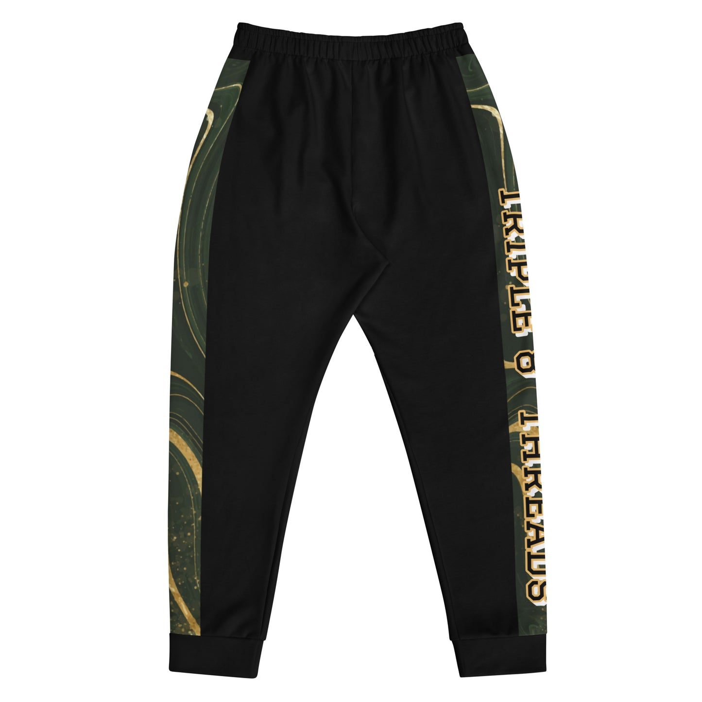 8xquiZit Collection T8T Green Luxury Men's Joggers - Black