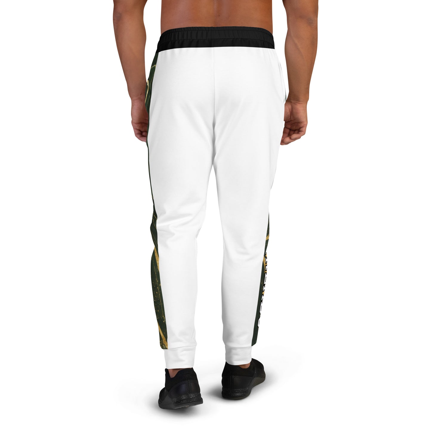 8xquiZit Collection T8T Green Luxury Men's Joggers - White