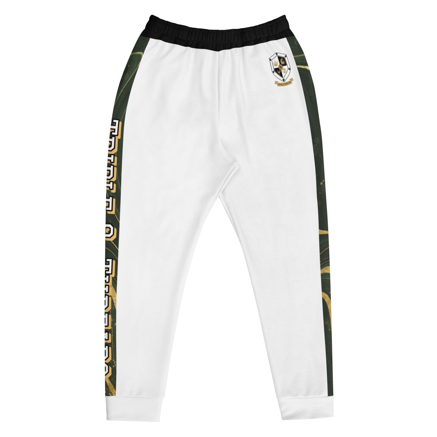 8xquiZit Collection T8T Green Luxury Men's Joggers - White
