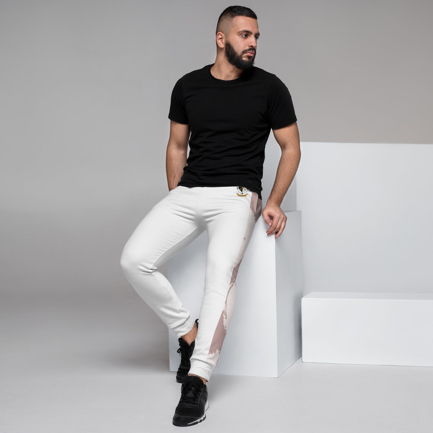 8xquiZit Collection T8T Pynk Slaymingo Men's Joggers - White