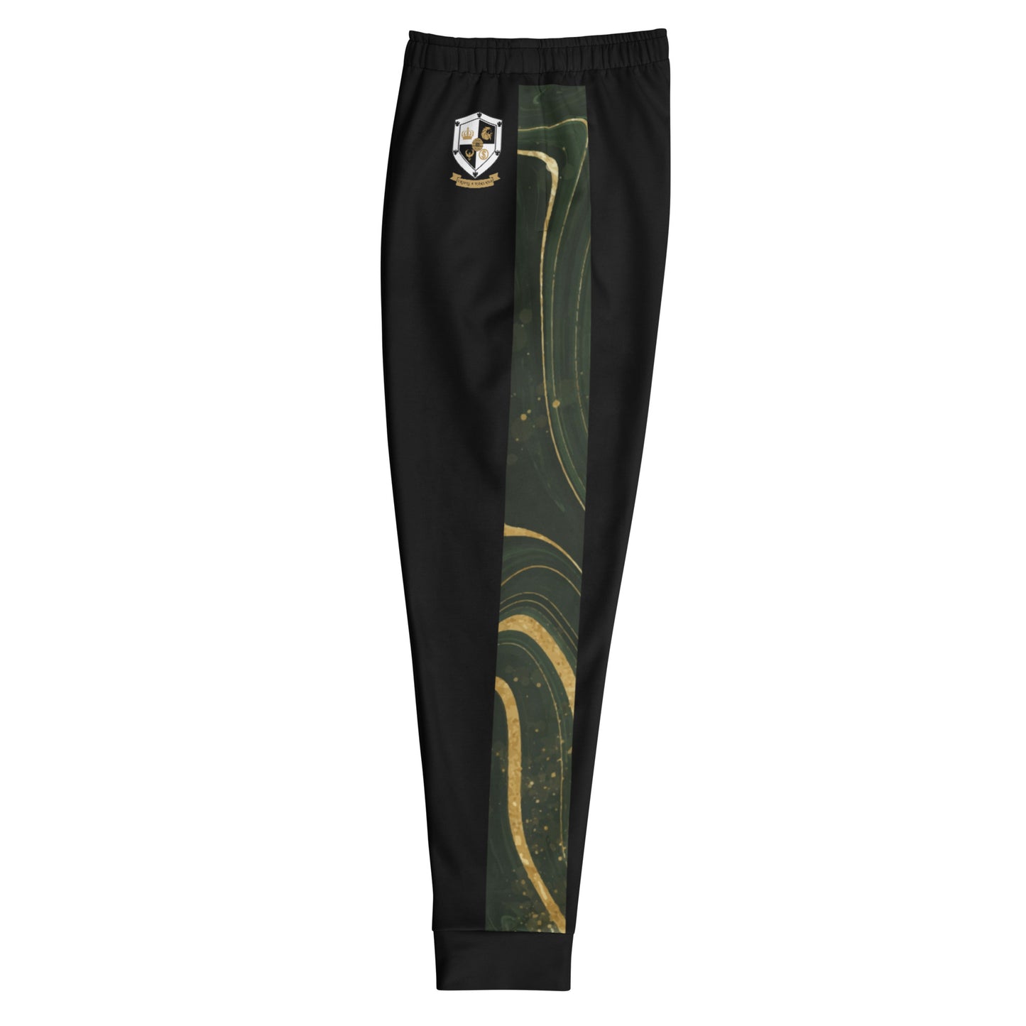 8xquiZit Collection T8T Green Luxury Men's Joggers - Black