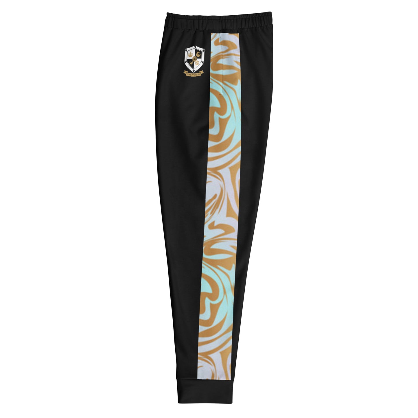 8xquiZit Collection T8T Pynk N Turq Jungle Luv Men's Joggers -Black