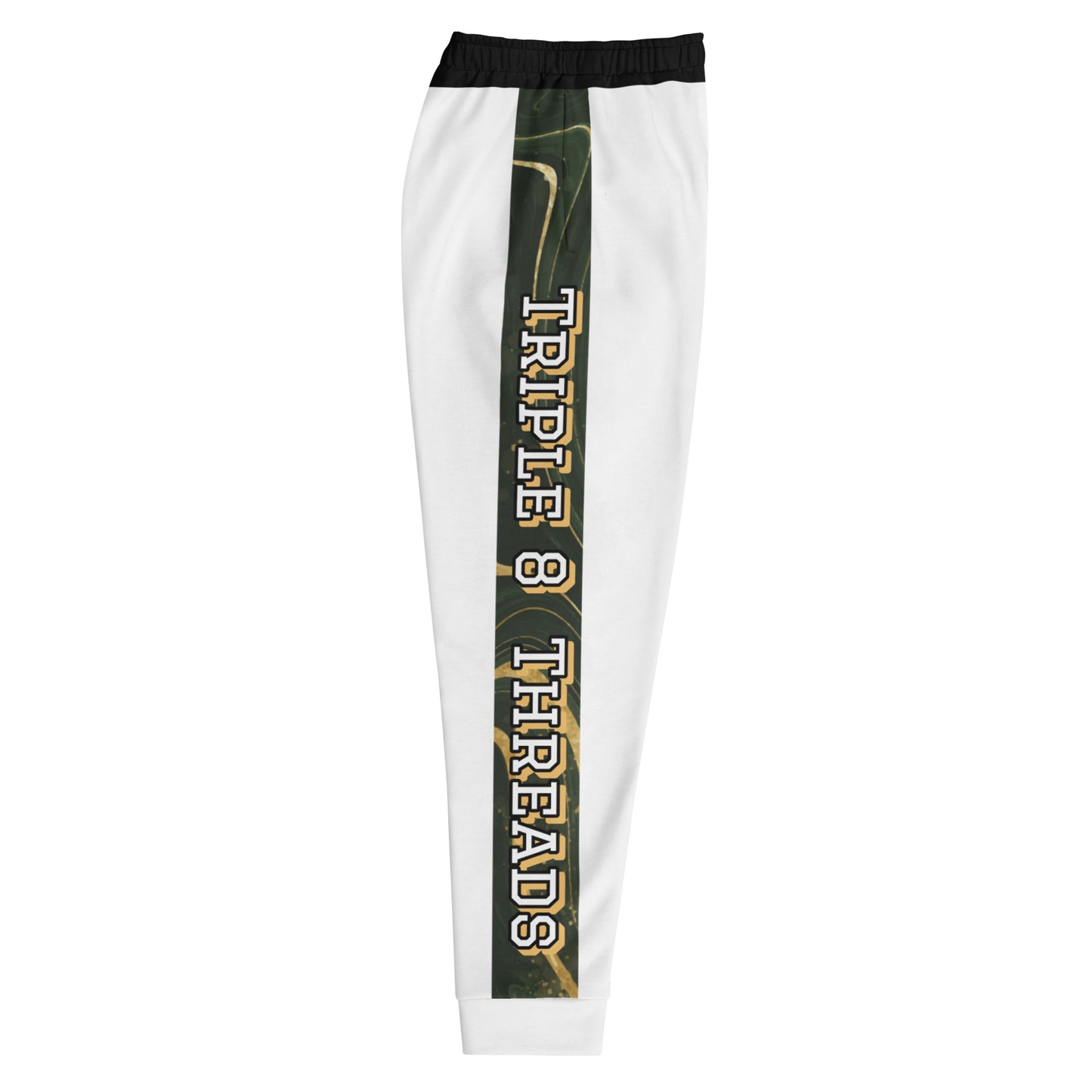 8xquiZit Collection T8T Green Luxury Men's Joggers - White