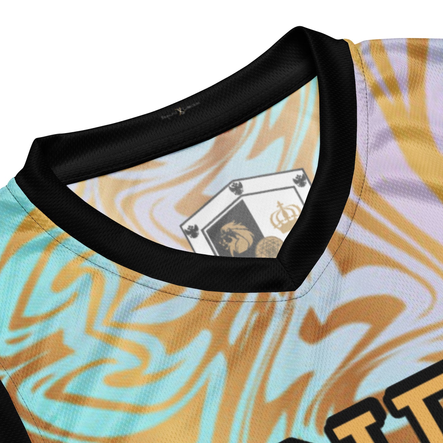8xquiZit Collection T8T Pynk N Turq Jungle Luv Unisex Basketball Jersey