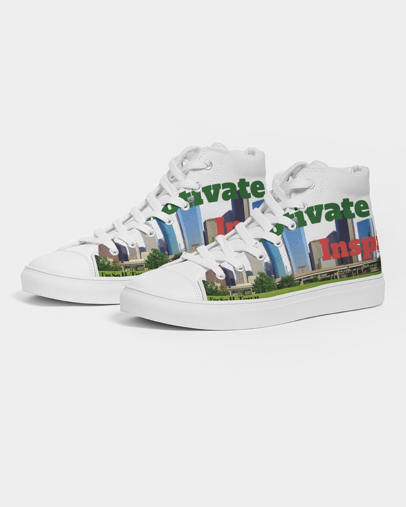 HMI RYC HOU - Kicks Men's Hightop Canvas Shoe