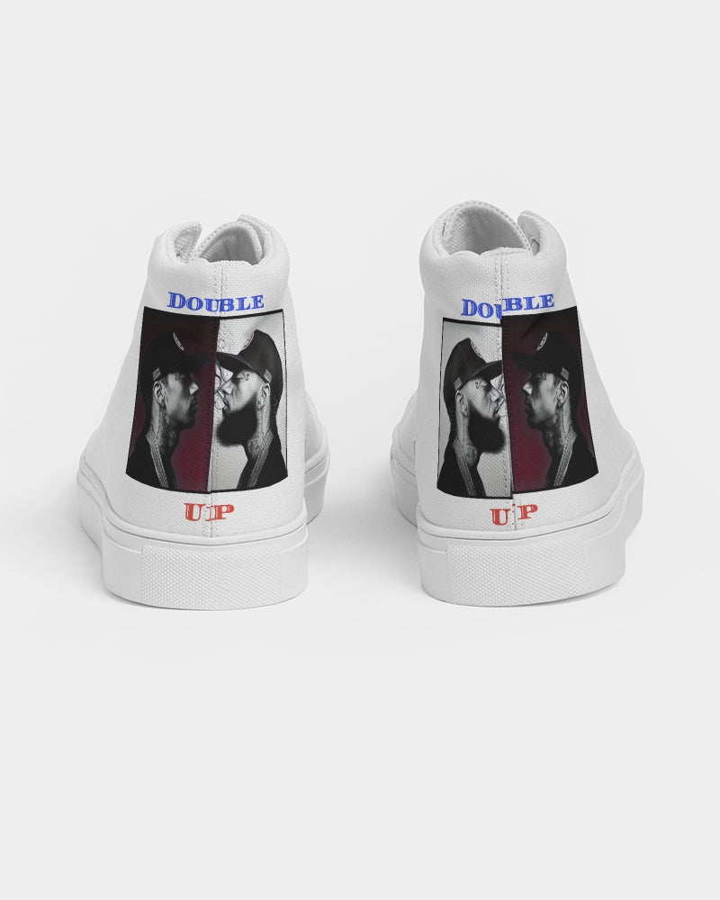 Double Up Nipsey Hussle Kicks Men's Hightop Canvas Shoe