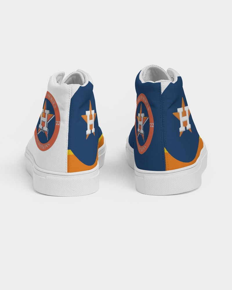 2X World Series Champs - Houston Astros!!! Men's Hightop Canvas Shoe