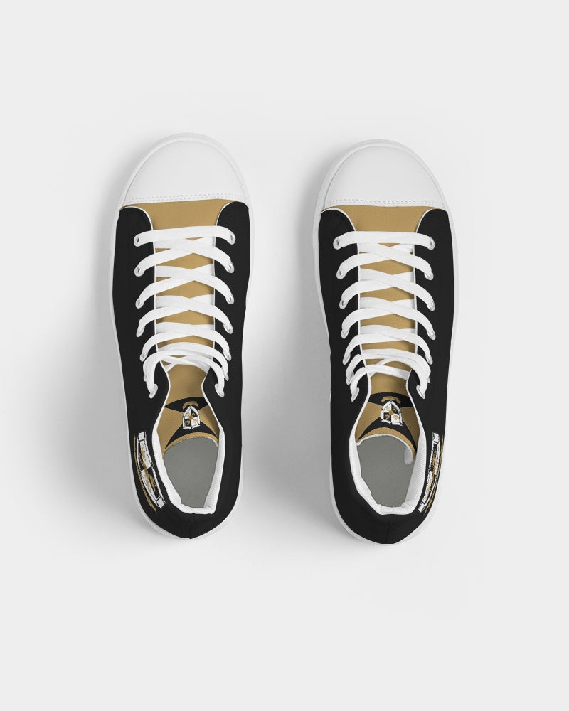 T8T Prosperity Shield - Black Men's Hightop Canvas Shoe