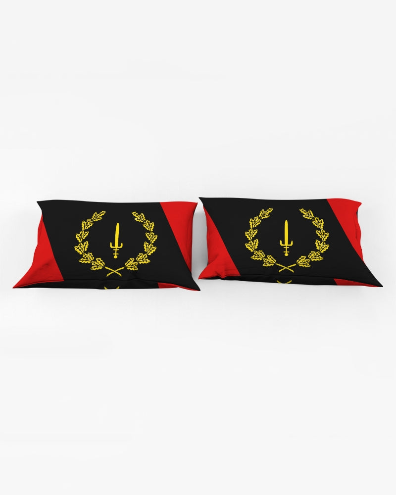 Black American Heritage Flag Queen Pillow Case