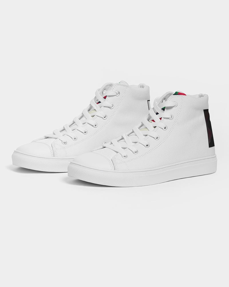 Double Up Nipsey Hussle Kicks Men's Hightop Canvas Shoe