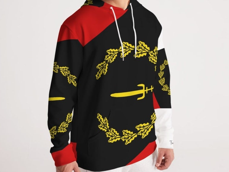 Black American Heritage Flag Men's Hoodie