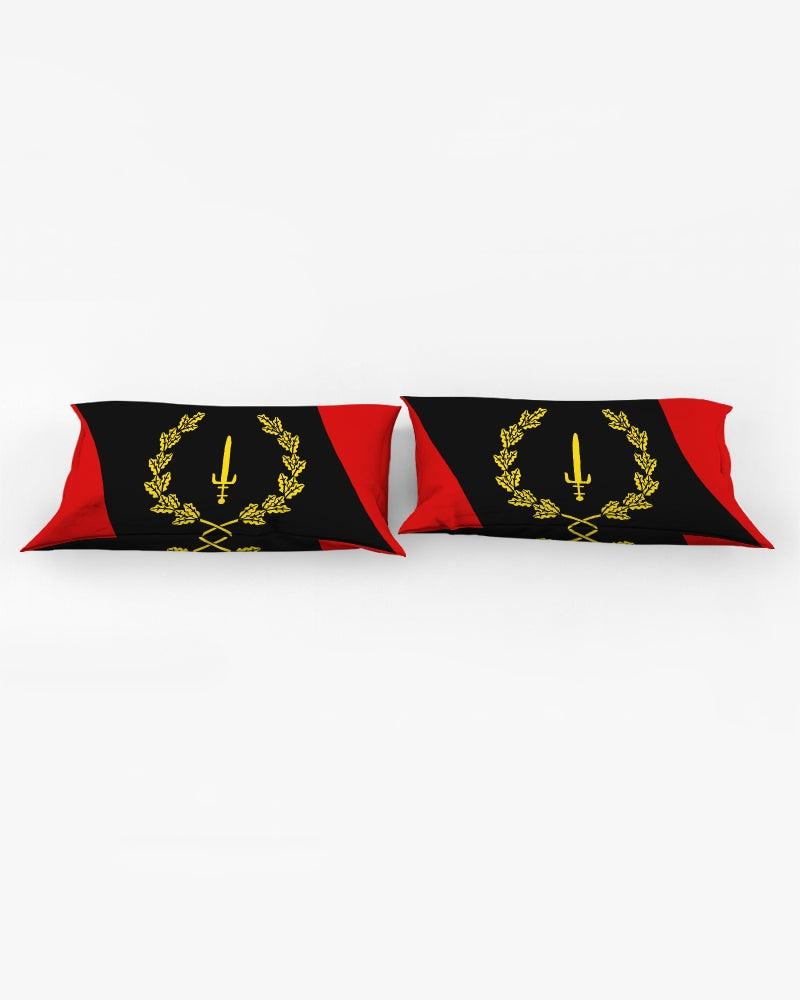 Black American Heritage Flag King Pillow Case