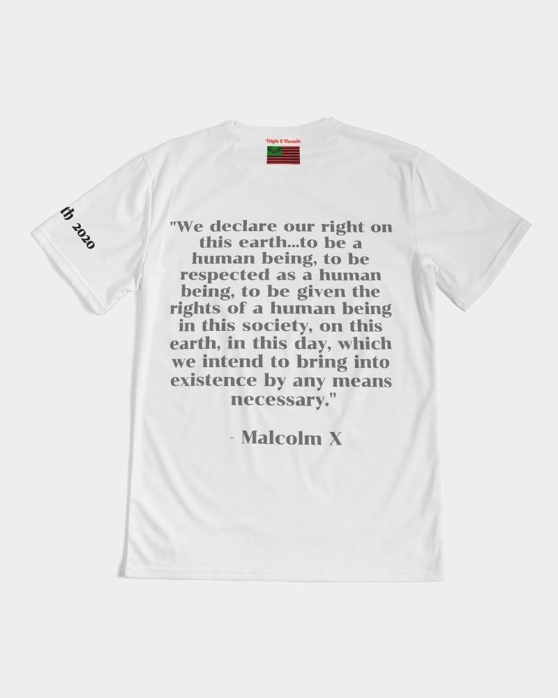 Malcolm X "Juneteenth 2020" The Quotes Men's Tee