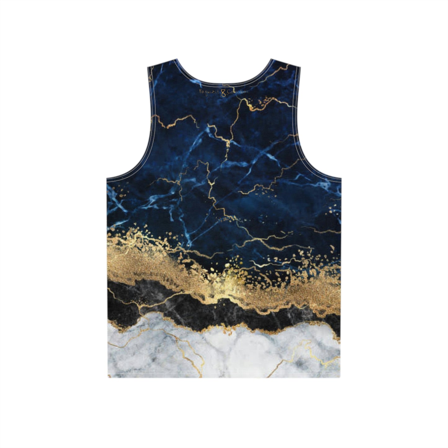 8xquiZit Collection - Tri-color Blue, Gold, & White Men's Tank