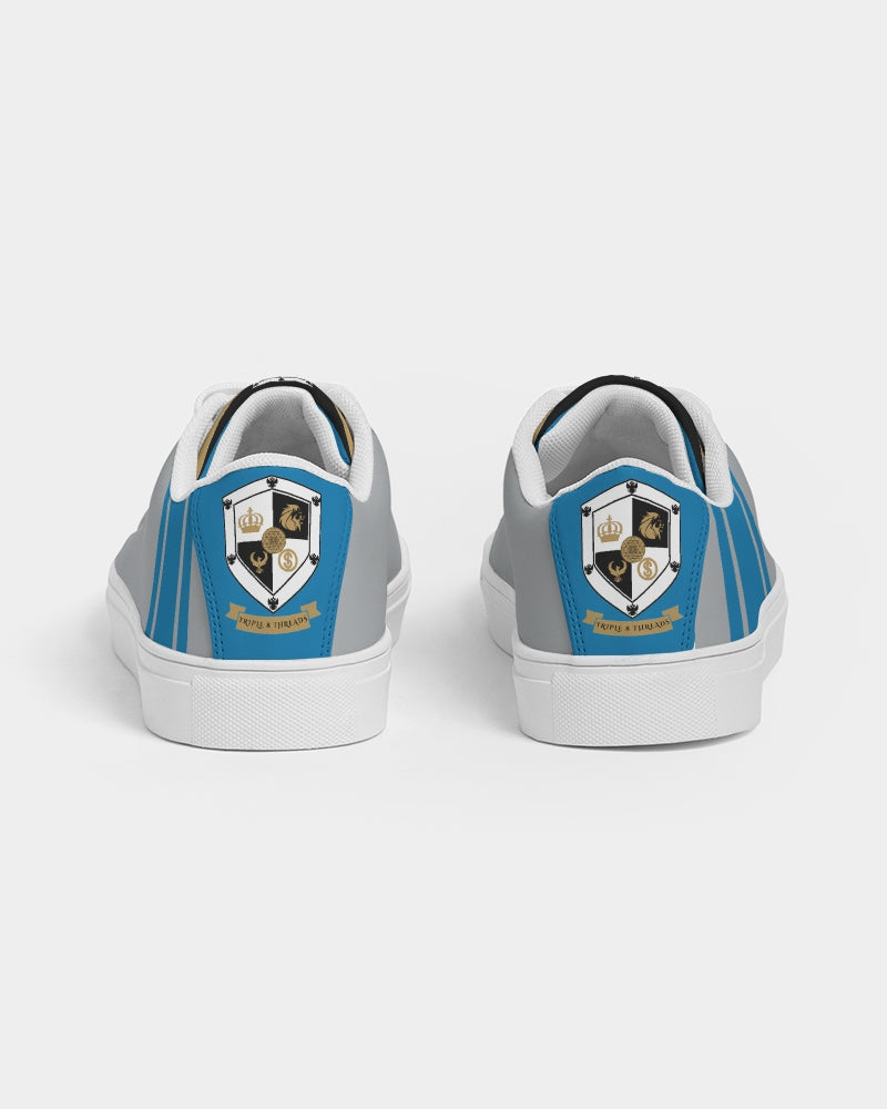 T8T Prosperity Shield - Lion Stripe Men's Faux-Leather Sneaker