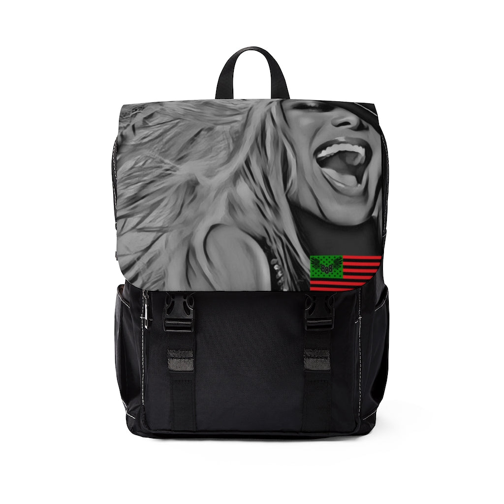 B/W Janet - Unisex Casual Shoulder Backpack