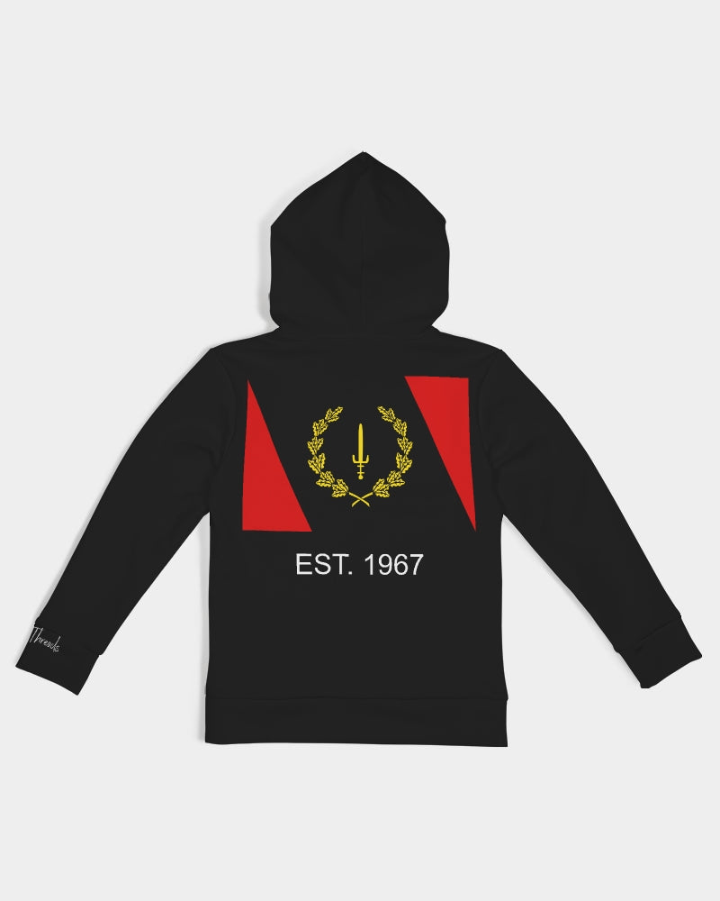 Black American Heritage Flag Kids Hoodie