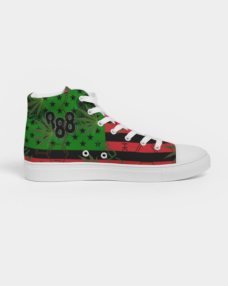 The Molecular Structure- T8T Men's Hightop Canvas Shoe