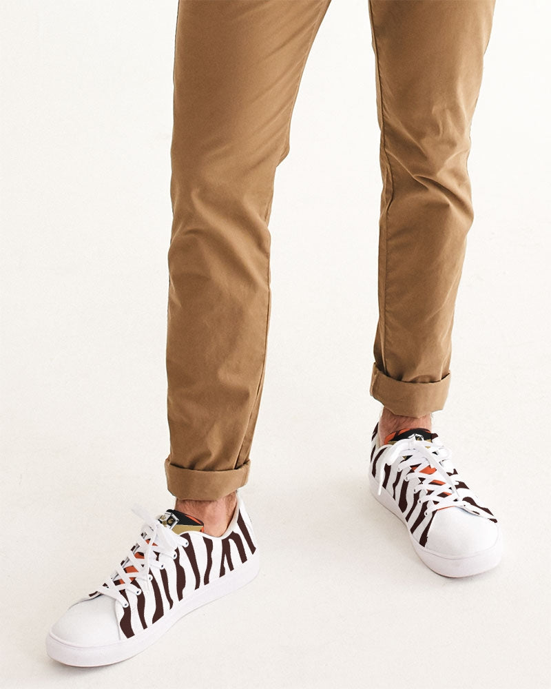 T8T Prosperity Shield - White Bengal Stripes Bengals Sneaker