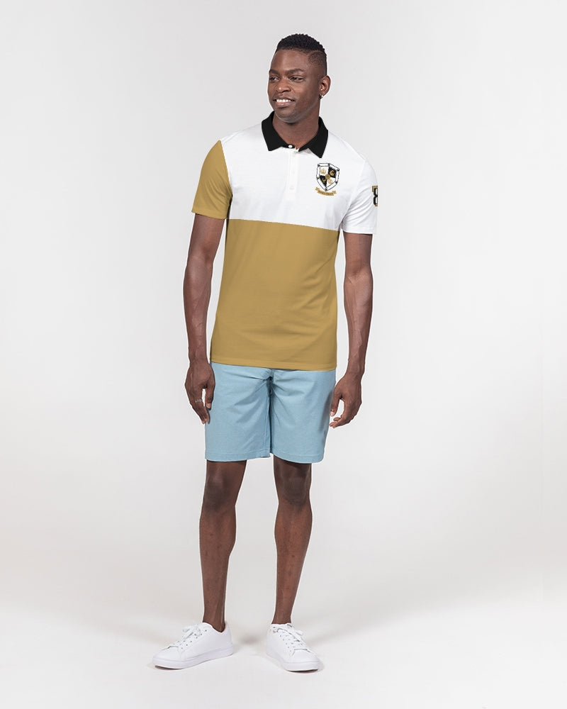 T8T Prosperity Flag Men's Slim Fit Short Sleeve Polo