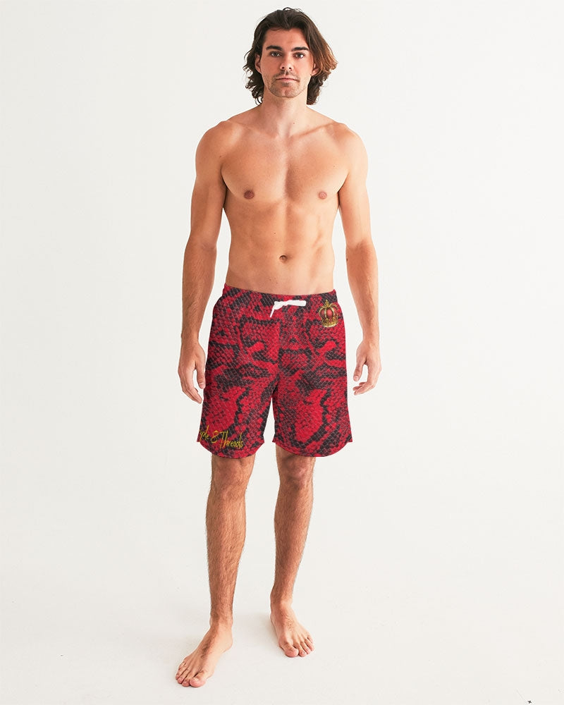 Red Snake Men's Swim Trunk