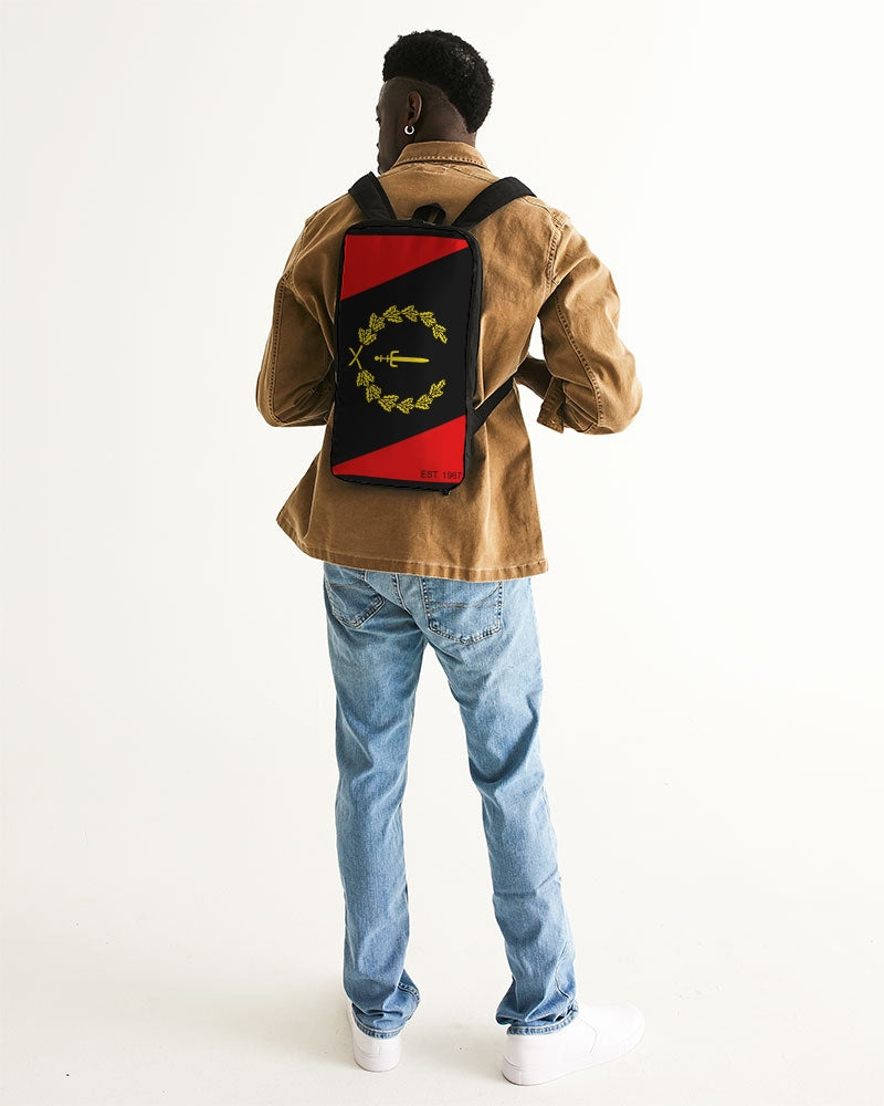 Black American Heritage Flag Slim Tech Backpack