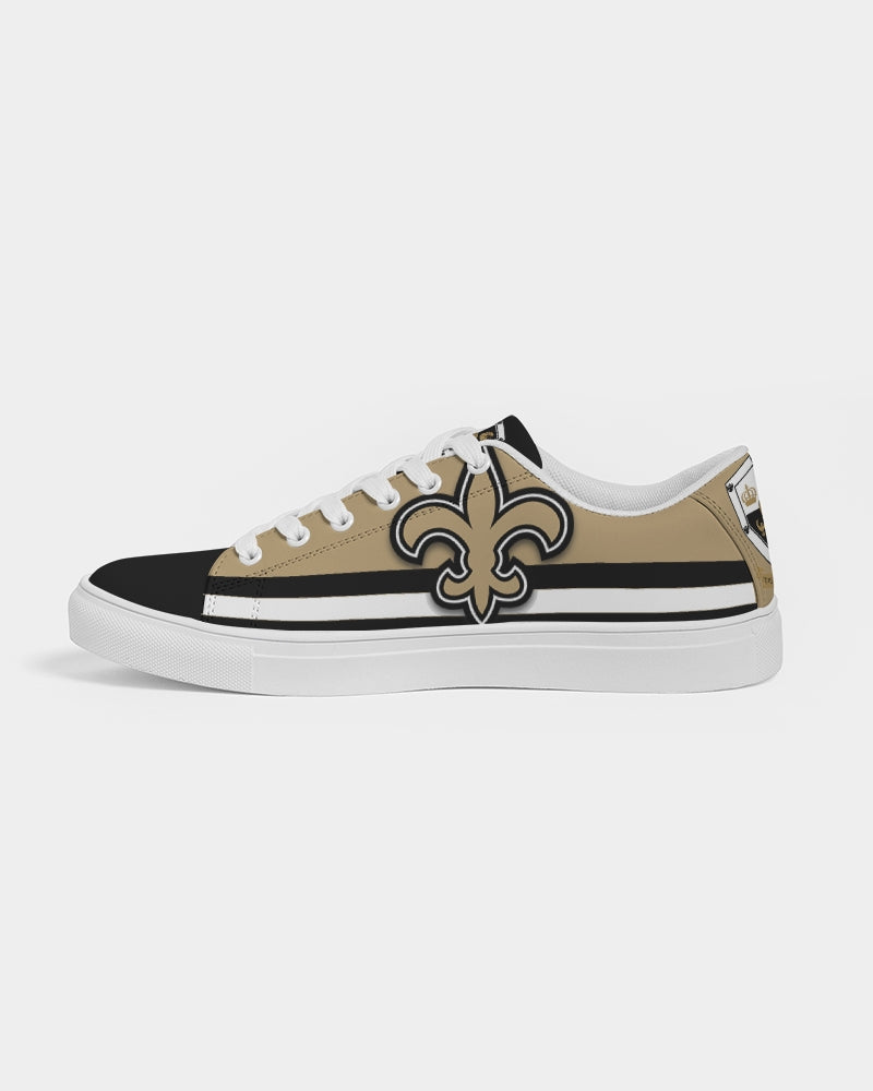 T8T Prosperity Shield - Fleur de Lis Saints Gold N Black Sneaker