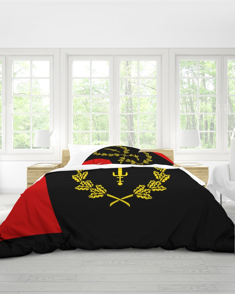 Black American Heritage Flag King Duvet Cover Set