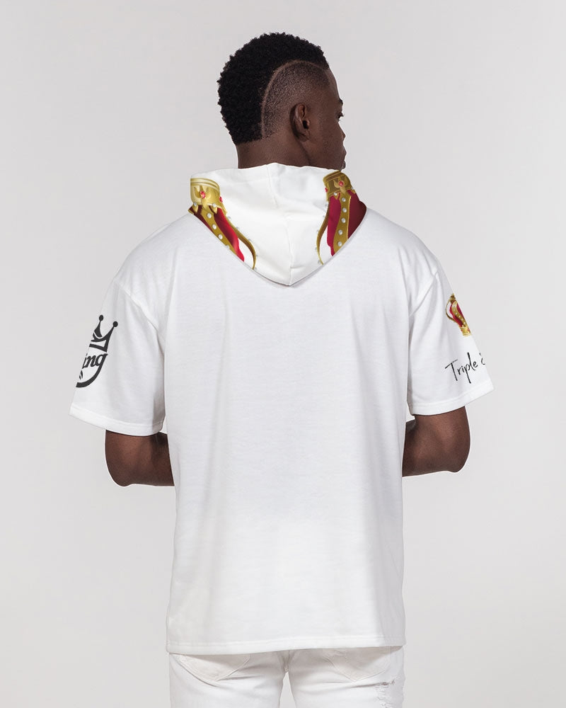 Grand Rising Kings Men's Premium Heavyweight Short Sleeve Hoodie