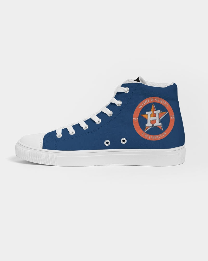 2X World Series Champs - Houston Astros!!! Men's Hightop Canvas Shoe