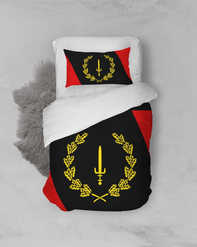 Black American Heritage Flag Twin Duvet Cover Set