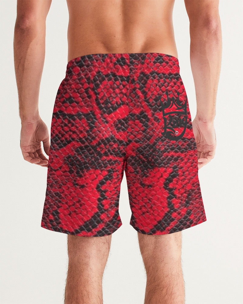 Red Snake Men's Swim Trunk