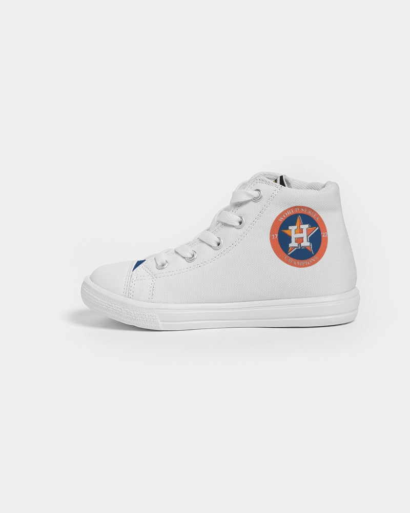 2X World Series Champs - Houston Astros!!! Kids Hightop Canvas Shoe