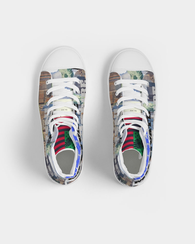 HMI RYC NY- Kicks Men's Hightop Canvas Shoe