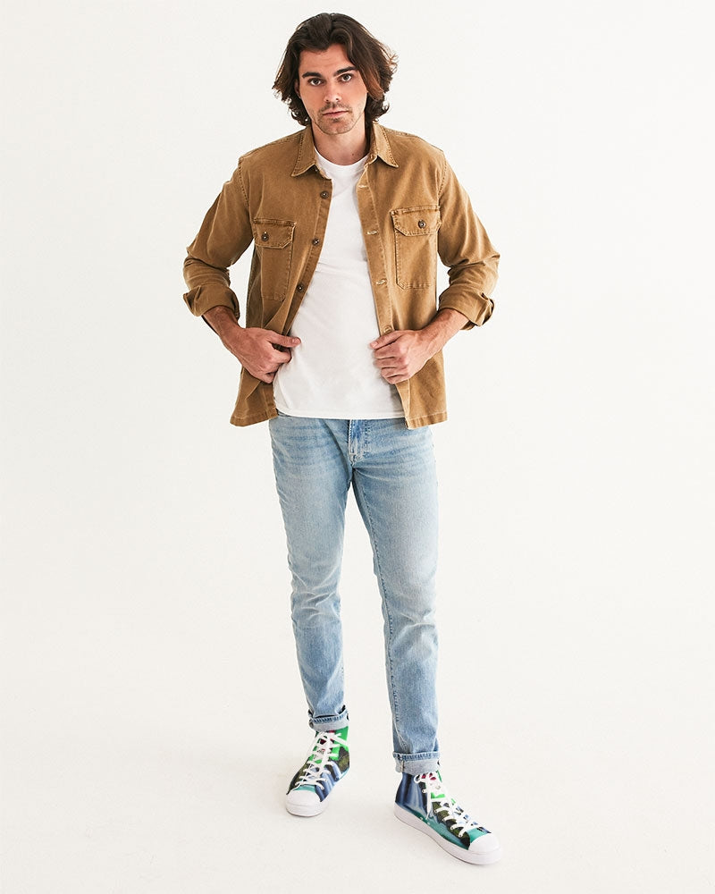 Believing is Seeing Men's Hightop Canvas Shoe