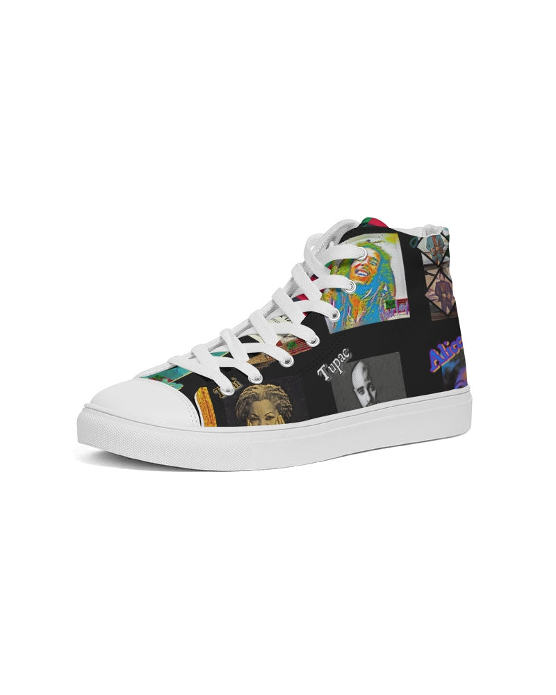 The Knowledge - Black Kicks Men's Hightop Canvas Shoe