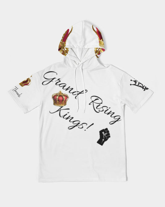 Grand Rising Kings Men's Premium Heavyweight Short Sleeve Hoodie