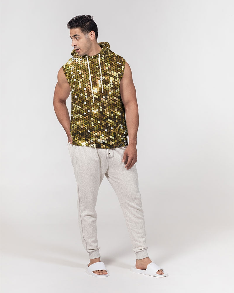 Gold Coruscate Men's Premium Heavyweight Sleeveless Hoodie