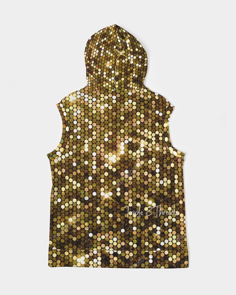 Gold Coruscate Men's Premium Heavyweight Sleeveless Hoodie