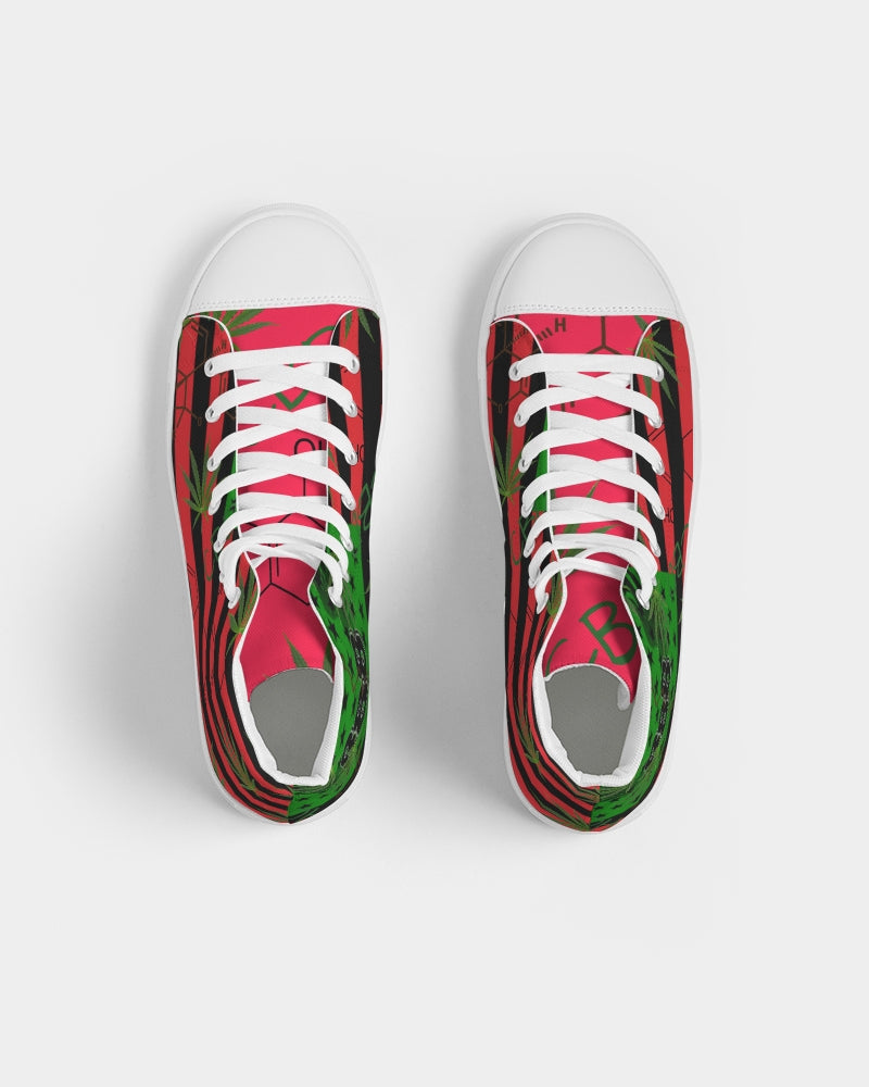 The Molecular Structure- T8T Men's Hightop Canvas Shoe