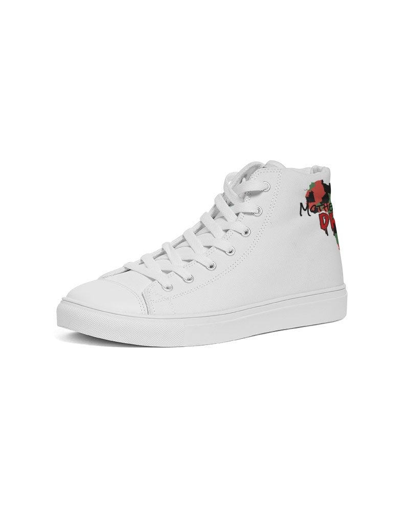 Motherland Drip Men's Hightop Canvas Shoe