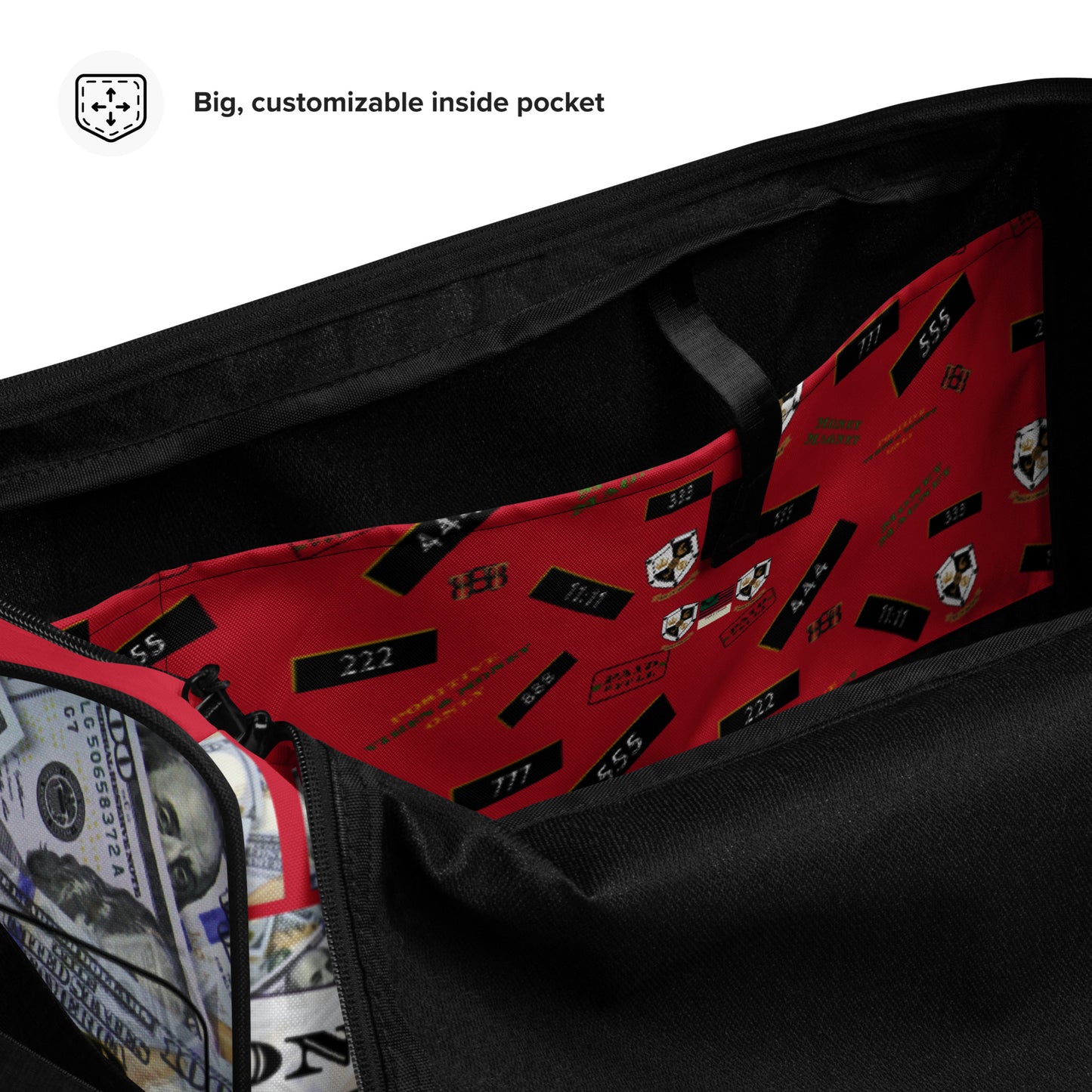 All About Tha Money Duffle Bag (Red)