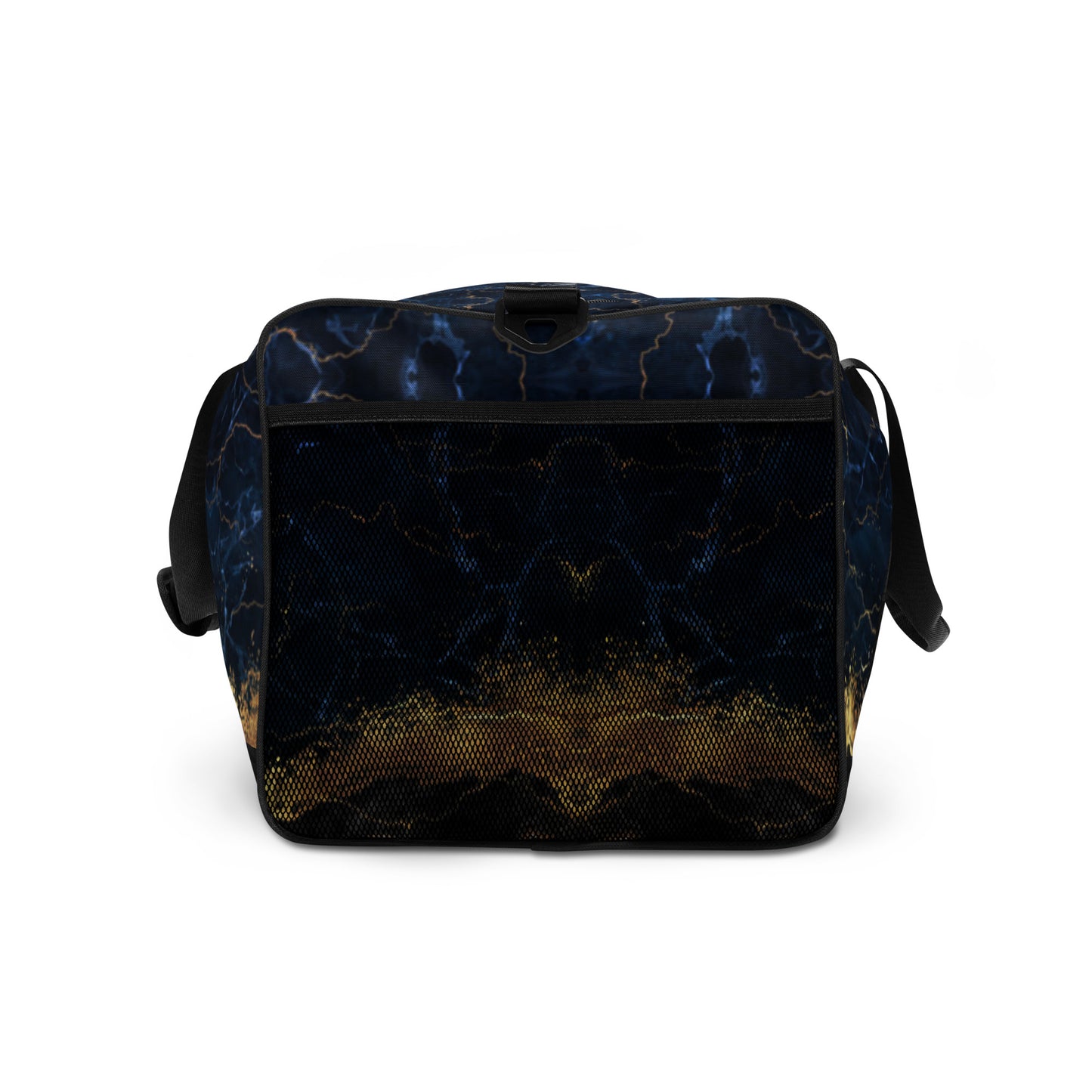 8xquiZit Collection Tri-color Blue, Gold, & White Duffle bag