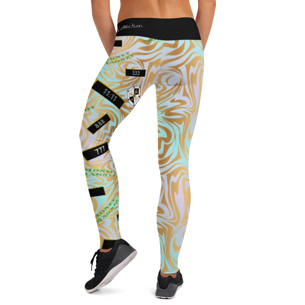 8xquiZit Collection - Pynk N Turq Jungle Luv Leggings